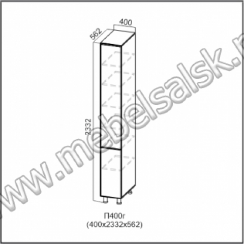 П400г 2332 Пенал Кухня Прованс